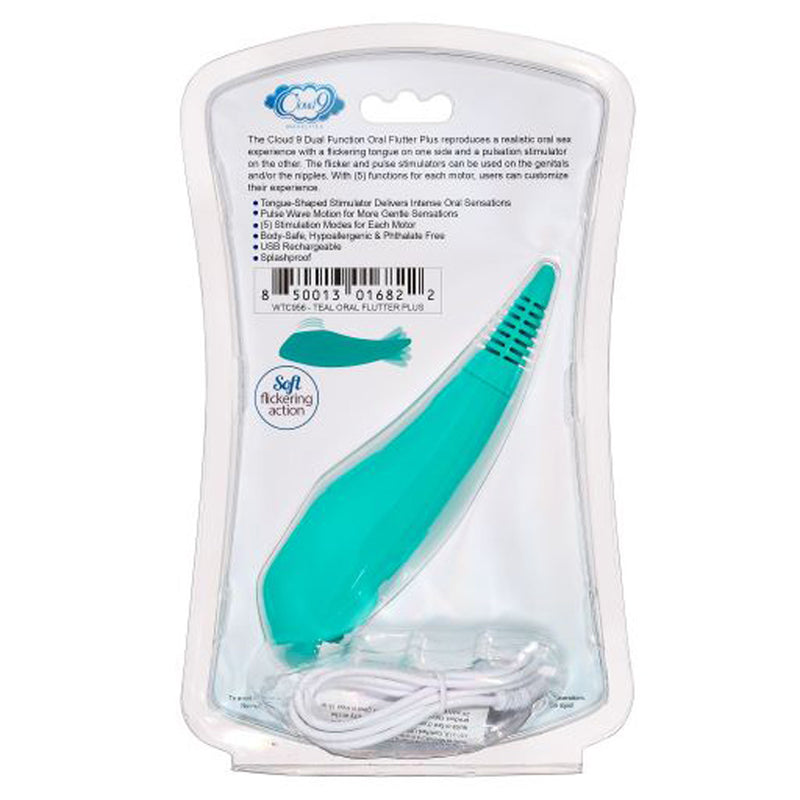 Cloud 9 Novelties Health and Wellness Oral Flutter Plus - Teal