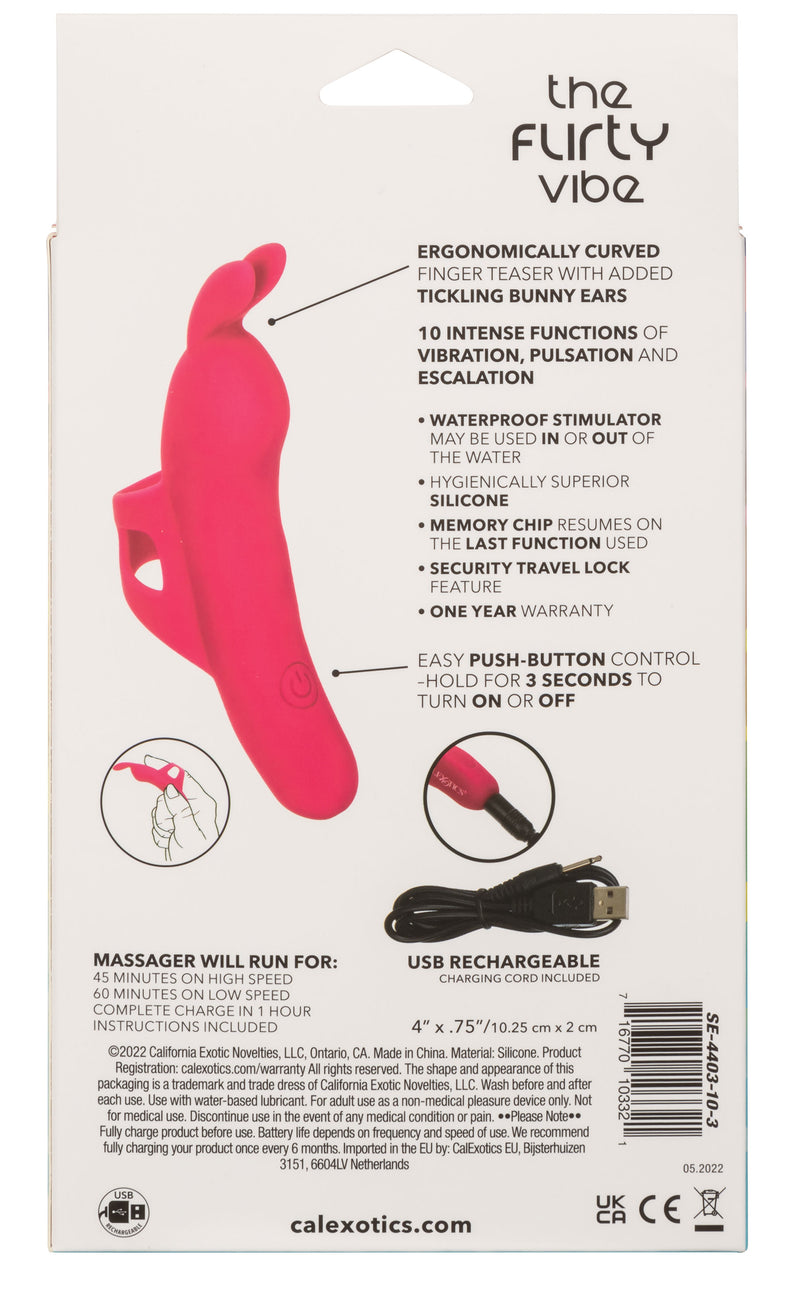 CalExotics Neon Vibes - the Flirty Vibe - Pink