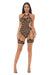 "Trust Issues Halter Teddy With Leg Garters Black - Os PKL-20047BLKOS"