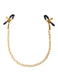 "Fetish Fantasy Gold Chain Nipple Clamps - Gold PD3977-27"