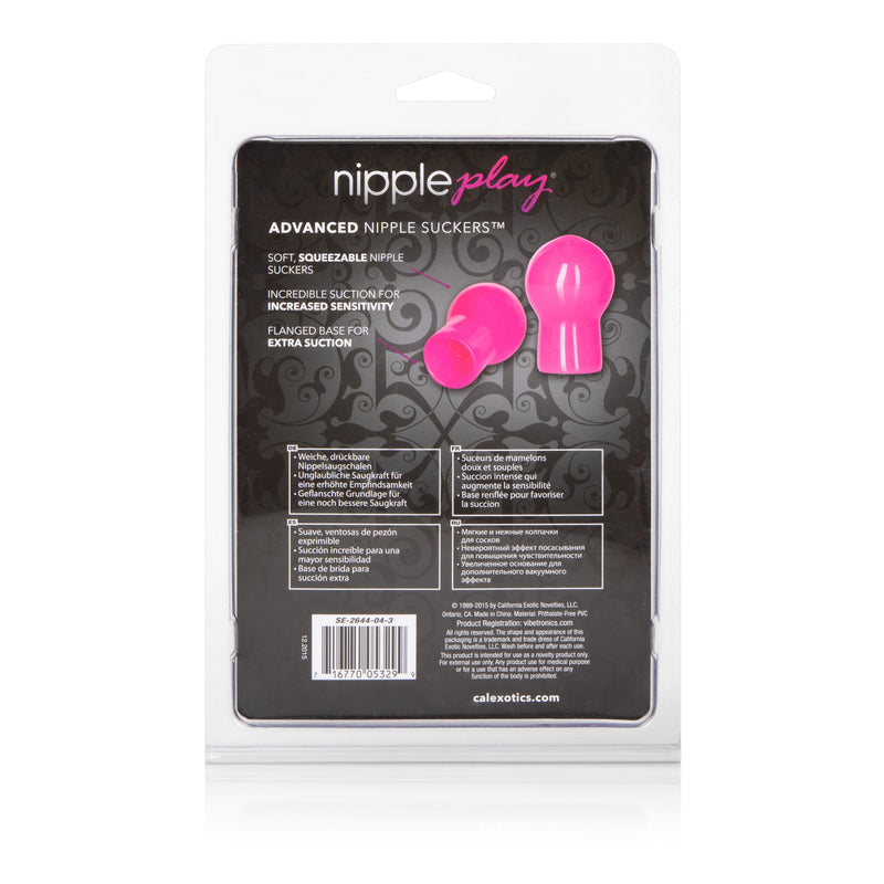 CalExotics Nipple Play Advanced Nipple Suckers - Pink