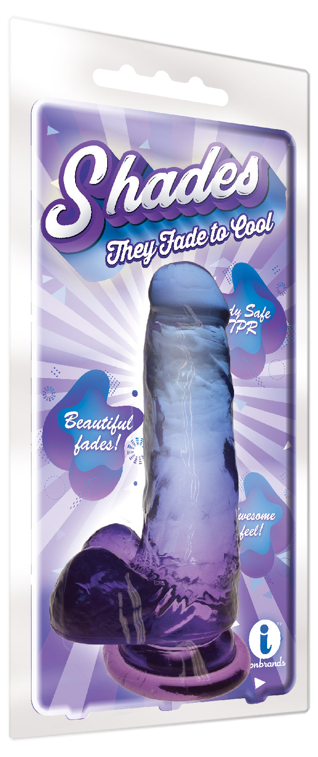 Icon Brands Shades - 7 Inch Gradient Dong - Blue and Violet