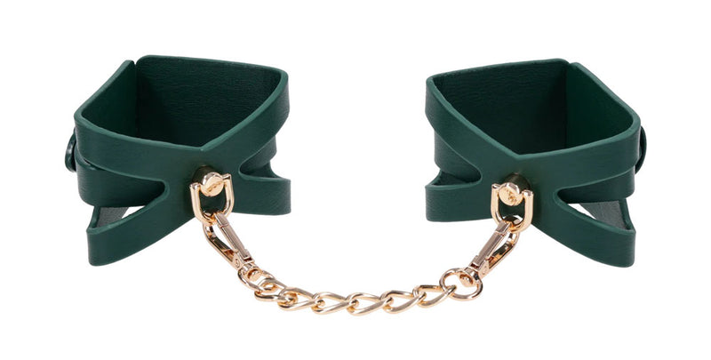 Sportsheets Indica Cutout Cuffs - Green