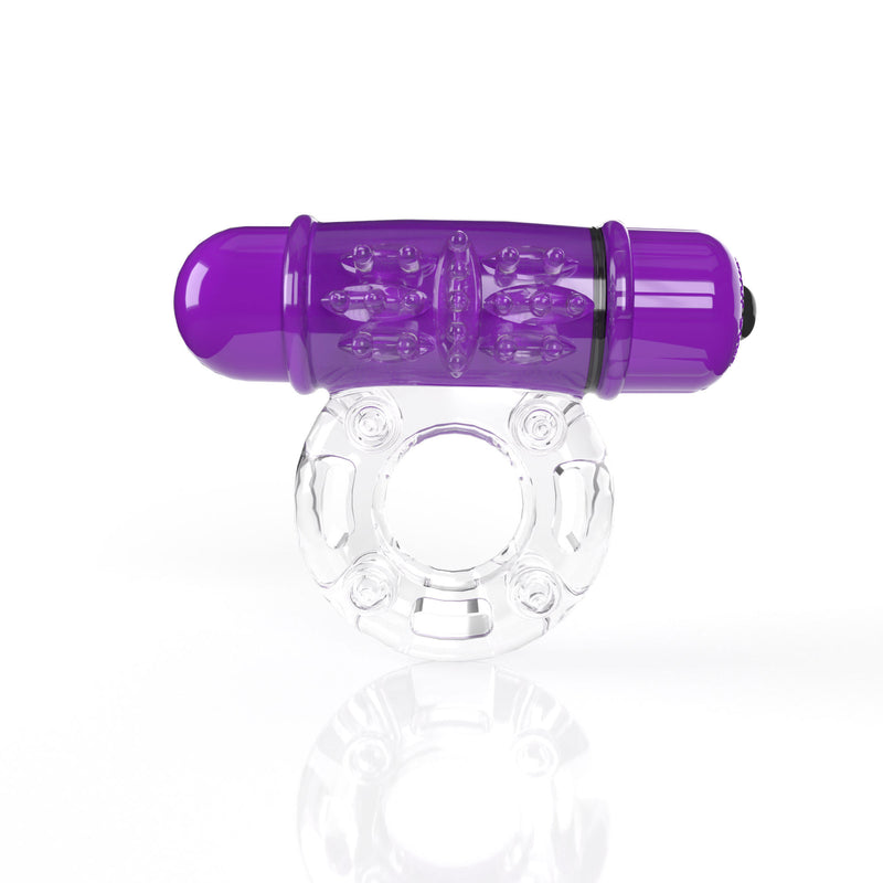 Screaming O Screaming O 4b - Owow Super Powered Vibrating Ring - Grape