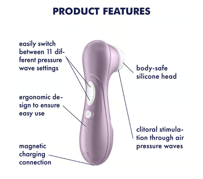 Satisfyer Satisfyer Pro 2 - Air Pulse Stimulator - Violet