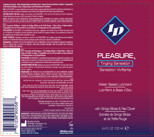 I.D. Lubricants ID Pleasure 4.4 Fl Oz