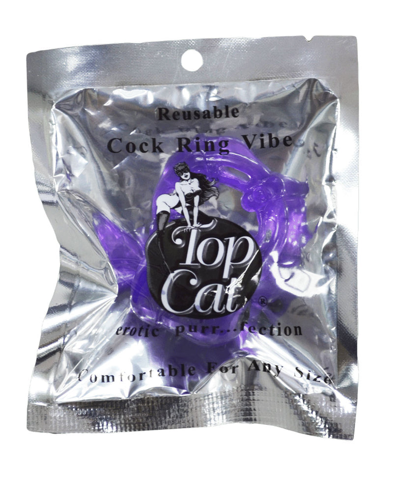 Top Cat Toys Reusable Cock Ring - Purple