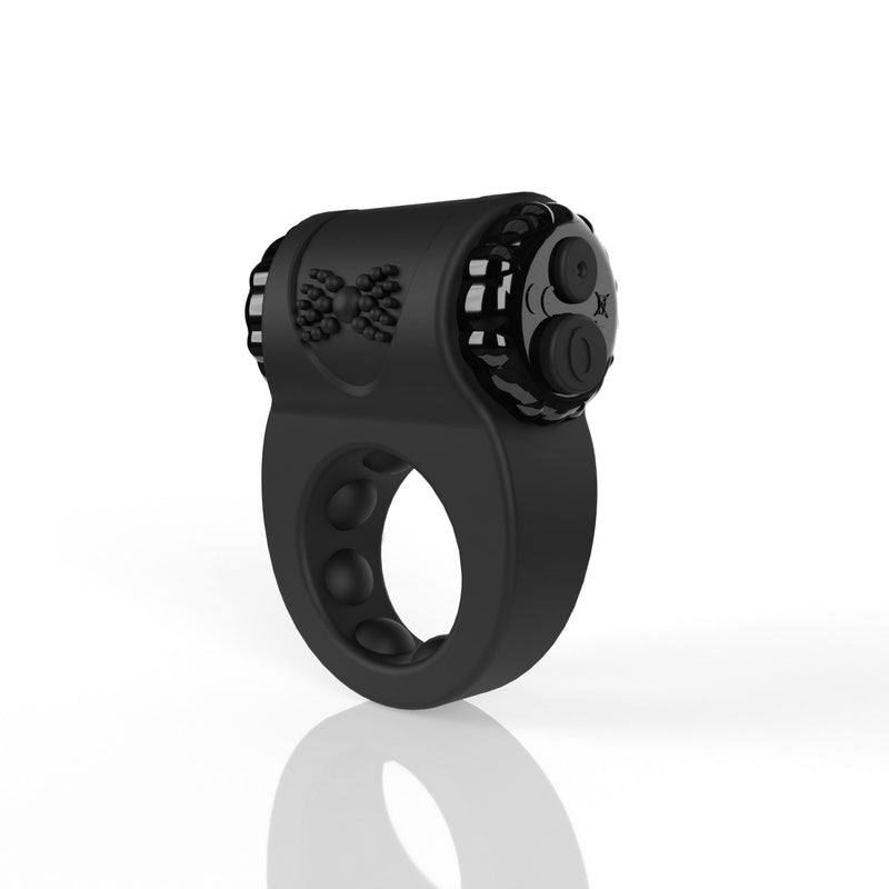 Screaming O Screaming O - Big O Ritz Rechargeable Vibe Ring - Black