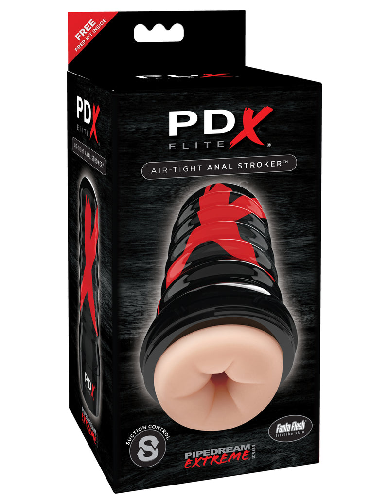 Pipedream PDX Elite Air Tight Anal Stroker - Realistic Stroker Masturbator - Canister Masturbation Cup