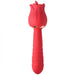 "Bloomgasm Racy Rose Thrust and Lick Vibrator - Red INM-AH070"