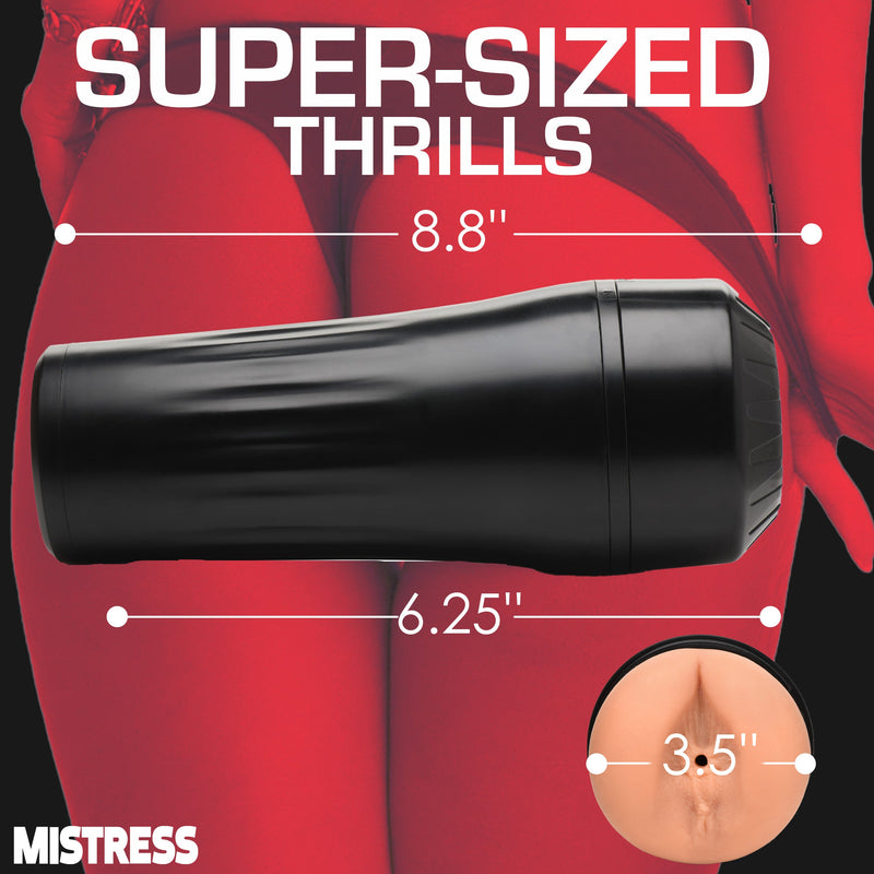 Curve Toys Mistress 10X Vibrating Ass Masturbator - Medium