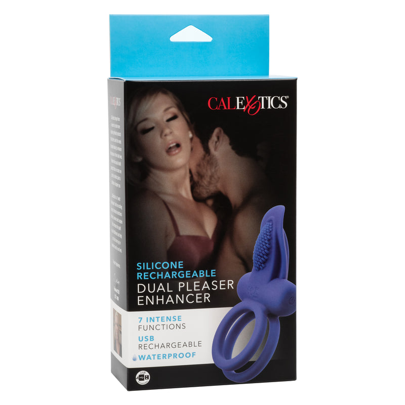 CalExotics Silicone Rechargeable Dual Pleaser Enhancer