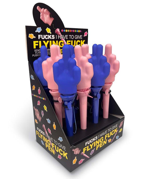 Little Genie Fucks I Have to Give, Flying Fuck Pen - Display of 12