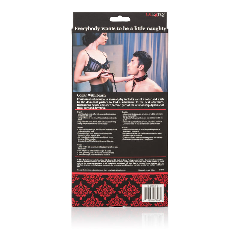CalExotics Scandal Collar With Leash