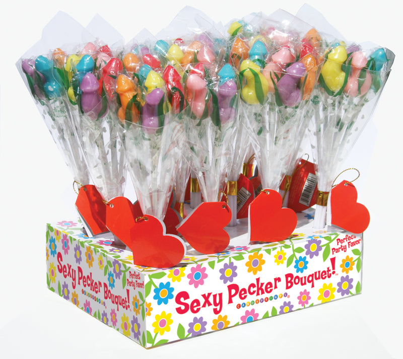 Little Genie Candy Penis Bouquet - 12 Piece Display