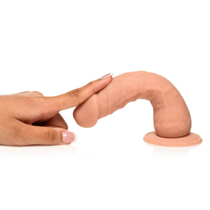 Curve Toys Easy Riders 7" Silicone Dildo - Medium