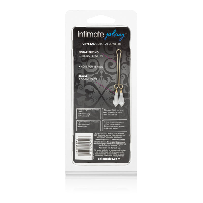 CalExotics Intmate Play Clitoral Jewelry - Crystals