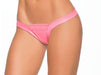 "Wet Low Back v Strap Shiny Thong - Small/medium - Wet Pink GE-1075WPNKSM"