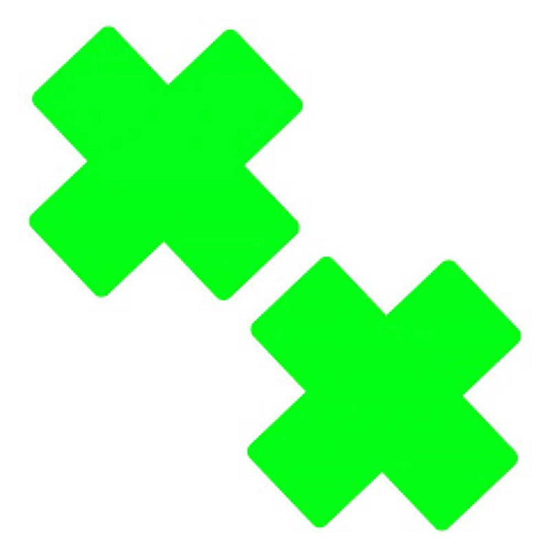 Neva Nude Neon Greeny Temperature Reactive X Factor Nipple Cover Pasties
