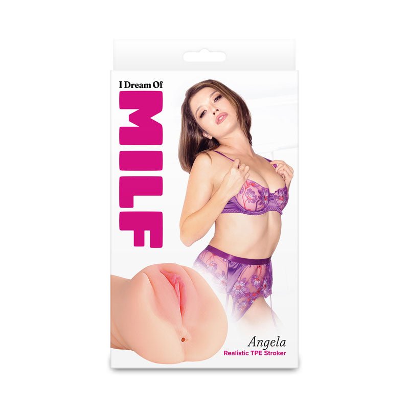 NS Novelties I Dream of Milf - Angela - White - Stroker Masturbator - Realistic Pocket Pussy