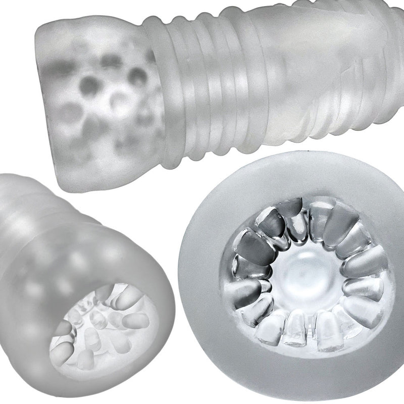Oxballs Jackt Stroker - Clear Ice - Stroker Masturbator - Stroker Sleeve