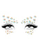 "Celeste Glow in the Dark Face Jewels Sticker LA-EYE045"