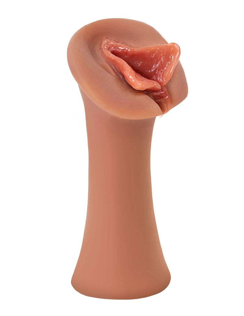 Pipedream Extreme Wet Pussies - Luscious Lips - Tan - Stroker Masturbator - Realistic Pocket Pussy