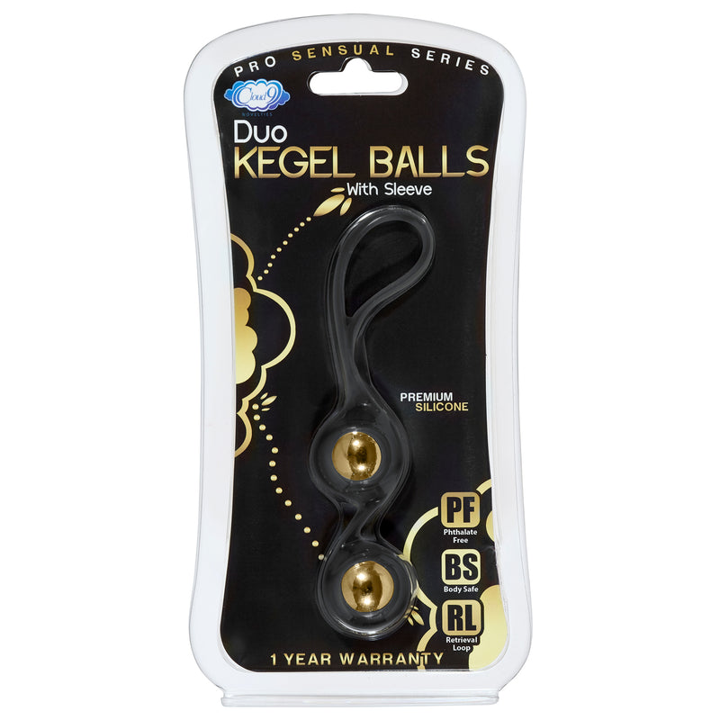 Cloud 9 Novelties Duo Kegel Balls Black