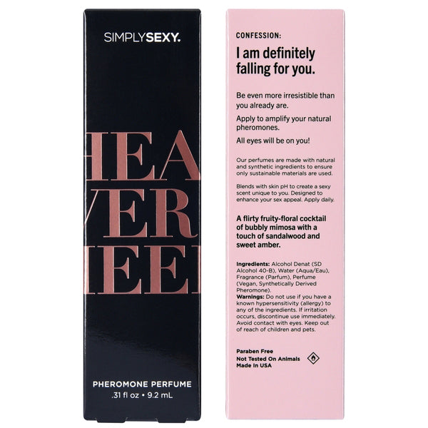 Classic Brands Simply Sexy Head Over Heels - Pheromone Perfume - .31oz | 9.2ml