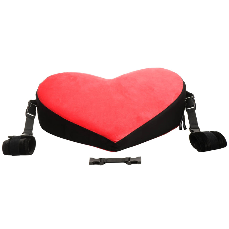 XR Brands Bondage Love Pillow - Black/red