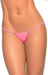"Wet Hip Hugging Clip Y-Back Thong - Medium/large - Wet Pink GE-1092WPNKML"