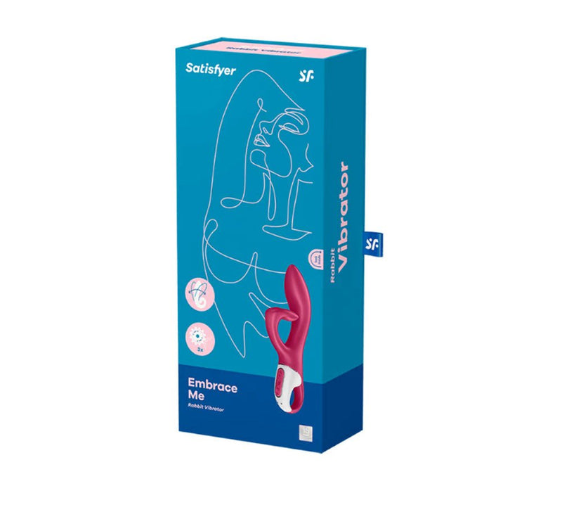 Satisfyer Satisfyer Embrace Me - Rabbit Vibrator - Berry