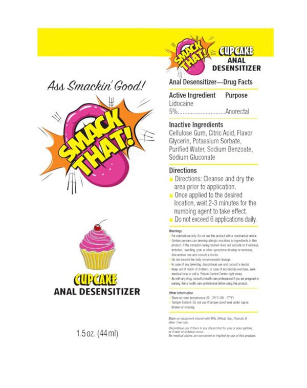 Little Genie Smack That Anal Desensitizer Cupcake 1.5oz