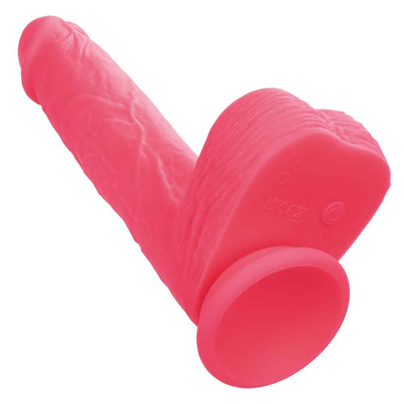 CalExotics Rechargeable Rumbling and Thrusting Silicone Studs - Pink