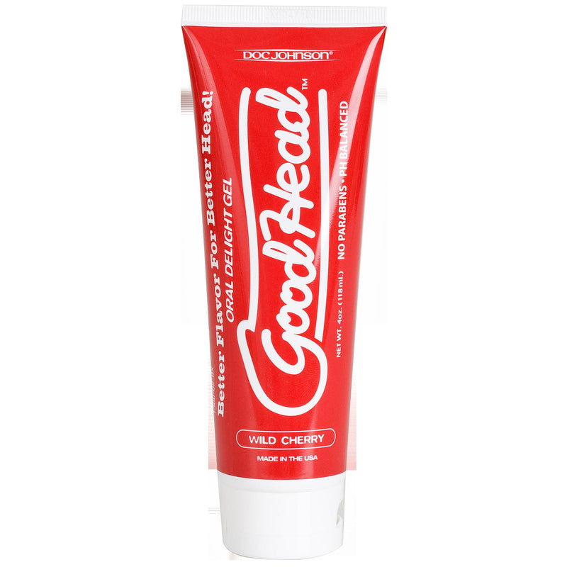 Doc Johnson Good Head Oral Delight Gel 4 Oz - Wild Cherry