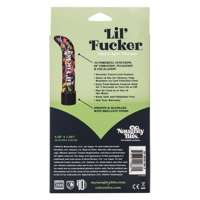 CalExotics Naughty Bits Lil' Fucker Mini G-Spot Vibrator