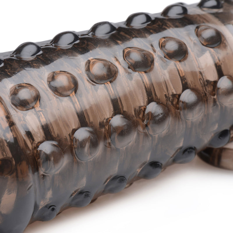 XR Brands 1.5 Inch Penis Enhancer Sleeve - Smoke