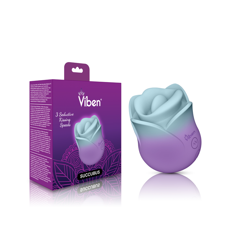 Viben Succubus Vibrating Kissing Rose - Pixie Dust
