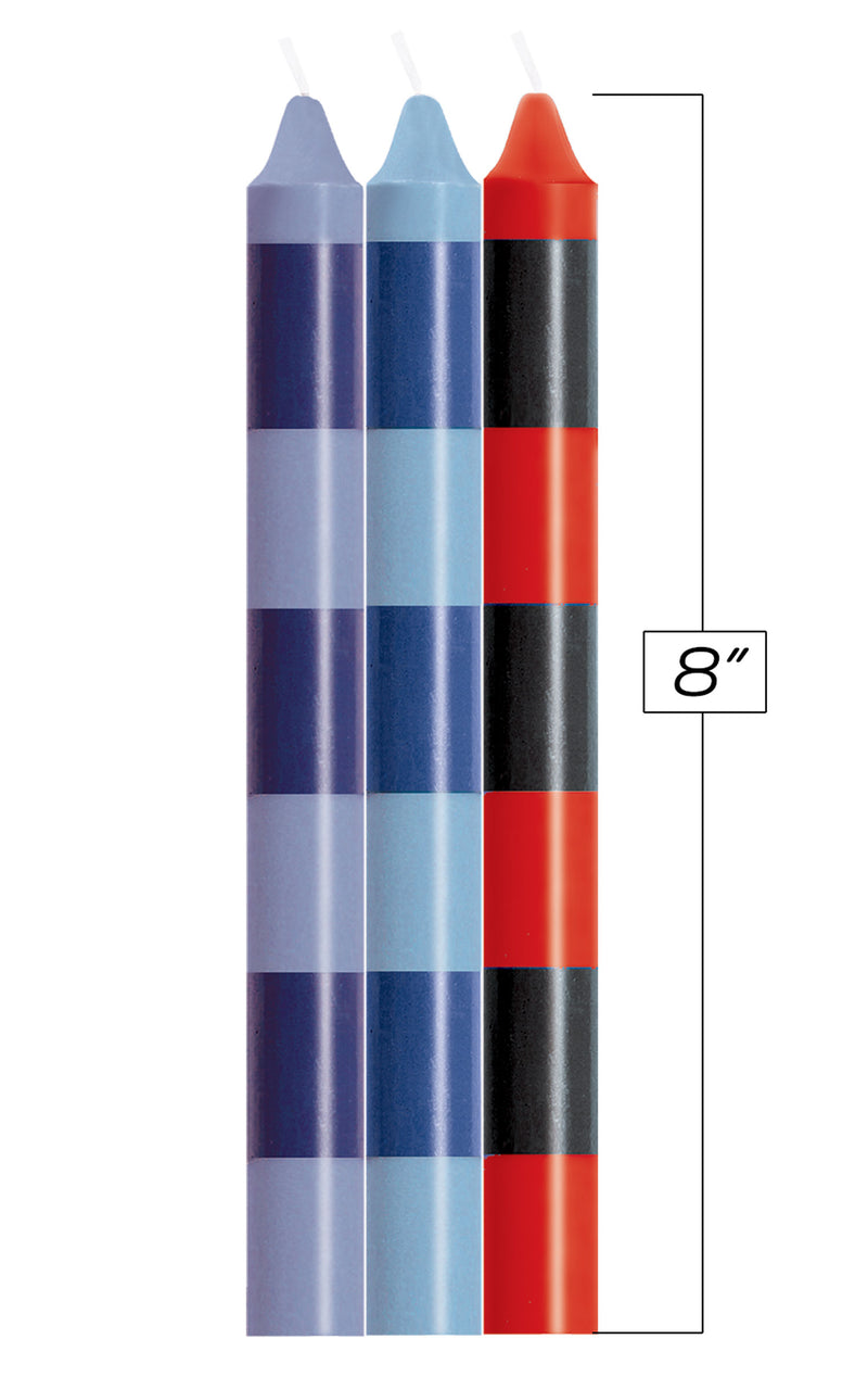 Icon Brands The 9's Make Me Melt Sensual Warm Drip Candles 3pk Stripes Passionettes