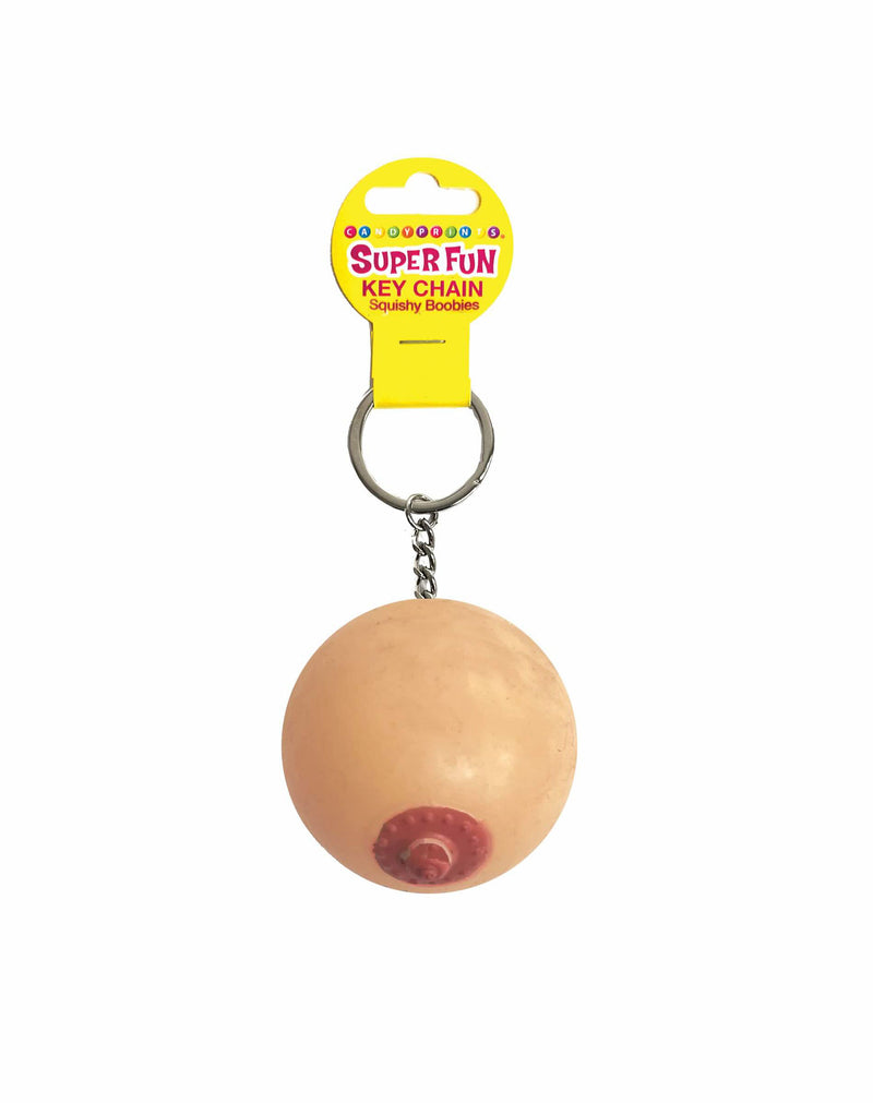 Little Genie Super Fun Key Chain, Squishy Boob - Sold in 6pk