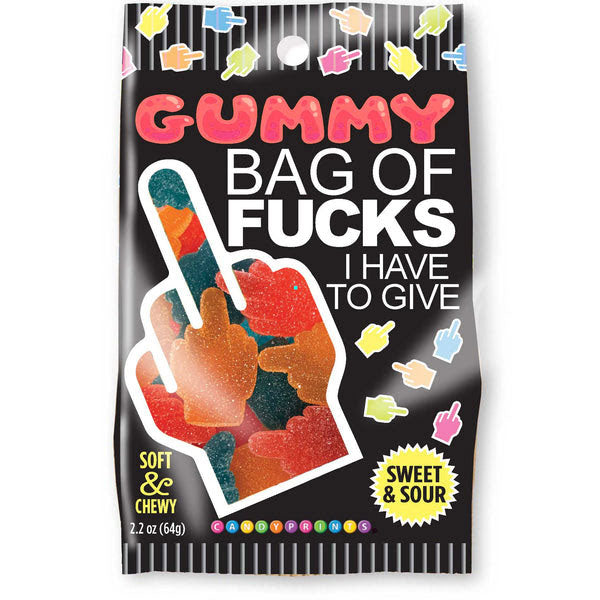 Little Genie Bag of Fucks I Have to Give, Sour Gummy 2.2oz