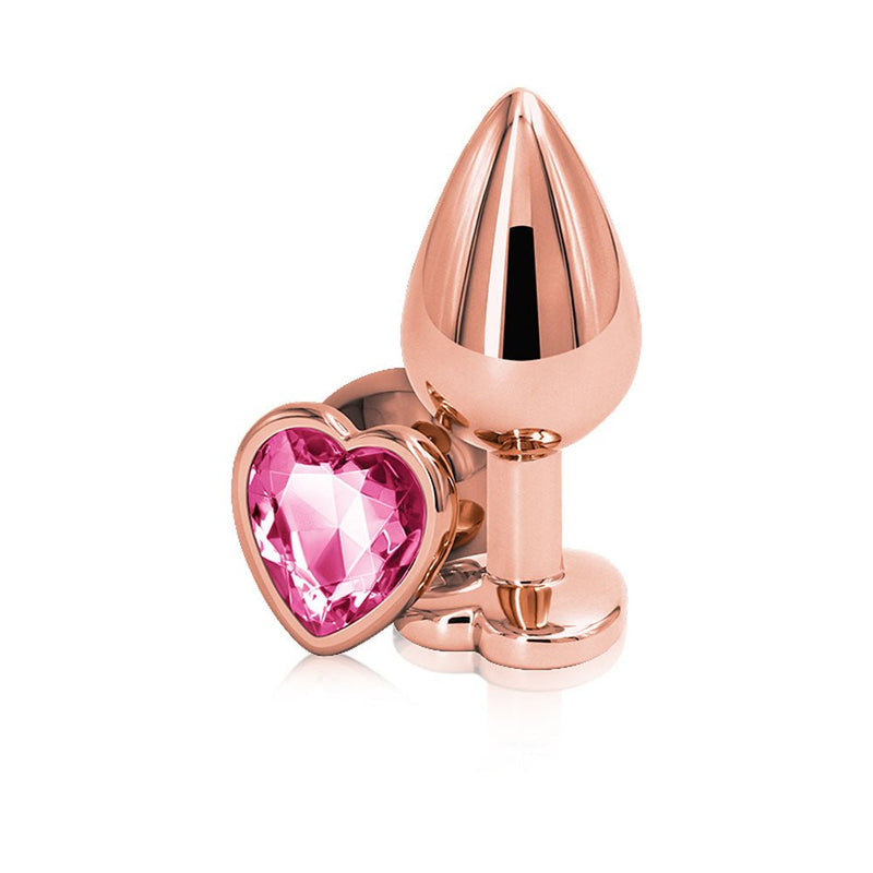 "Rear Assets - Rose Gold Heart - Medium - Pink NSN0963-24"