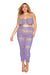 "Bodystocking Gown - Queen Size - Lavender Haze DG-0506XLAVHZQ"