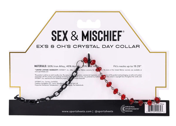 Sportsheets eX's and Oh's Crystal Day Collar