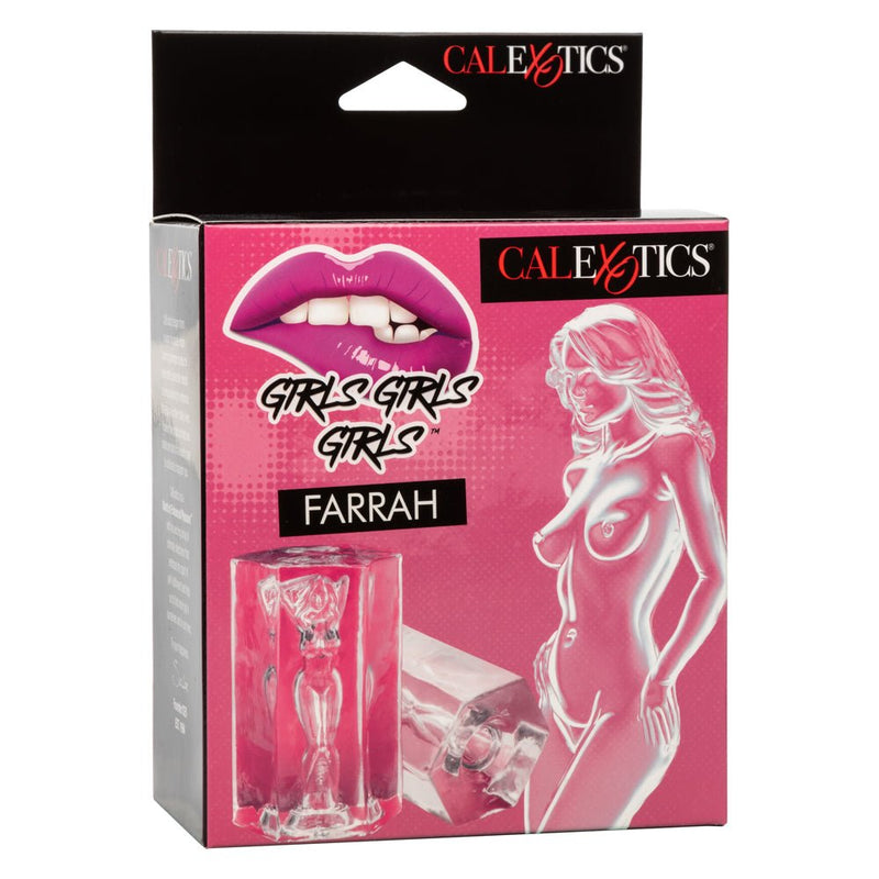 CalExotics Girls Girls Girls - Farrah - Clear - Stroker Masturbator - Pocket Pussy