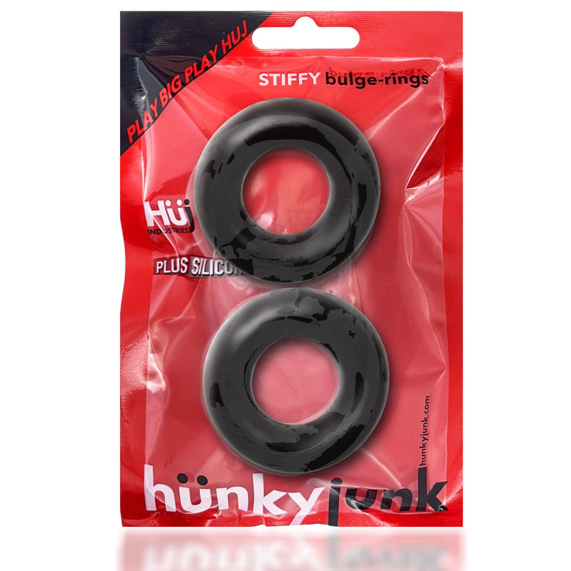 Oxballs Stiffy 2 -Pack Bulge-Rings - Tar Ice