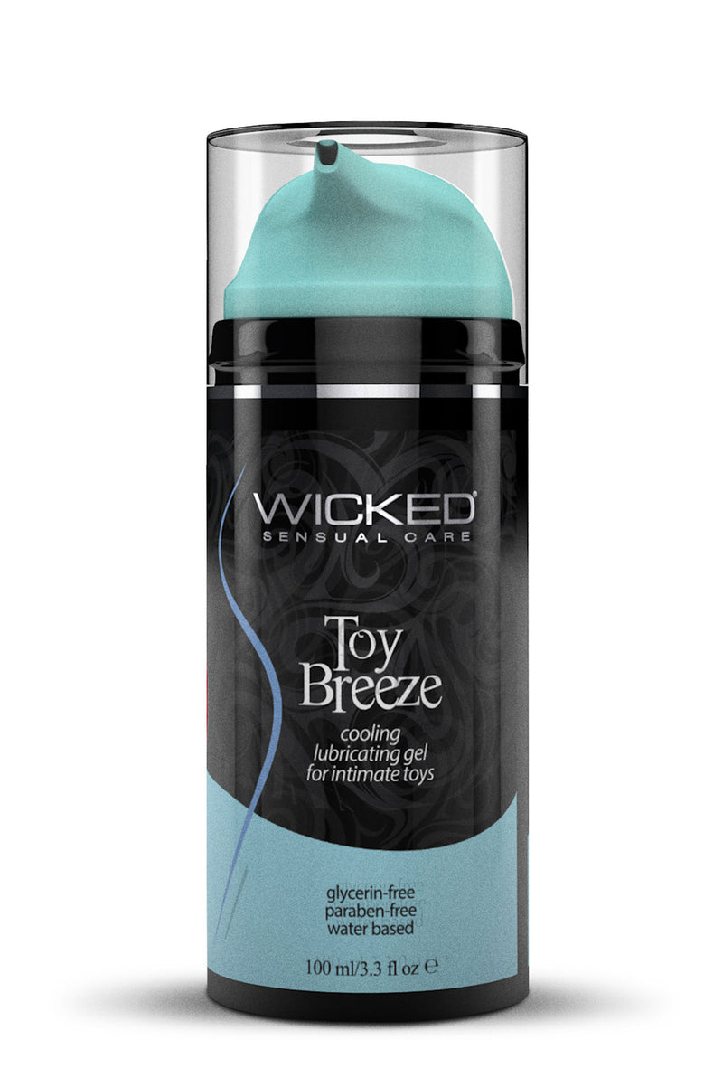 Wicked Sensual Care Toy Breeze Cooling Lubricating Gel for Intimate Toys - 3.3 Fl. Oz.