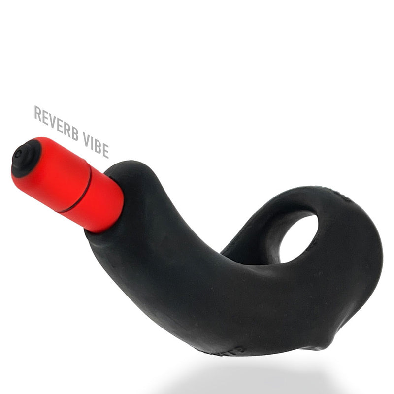 Oxballs Buzzfuck Taint Vibe-Sling - Tar Ice