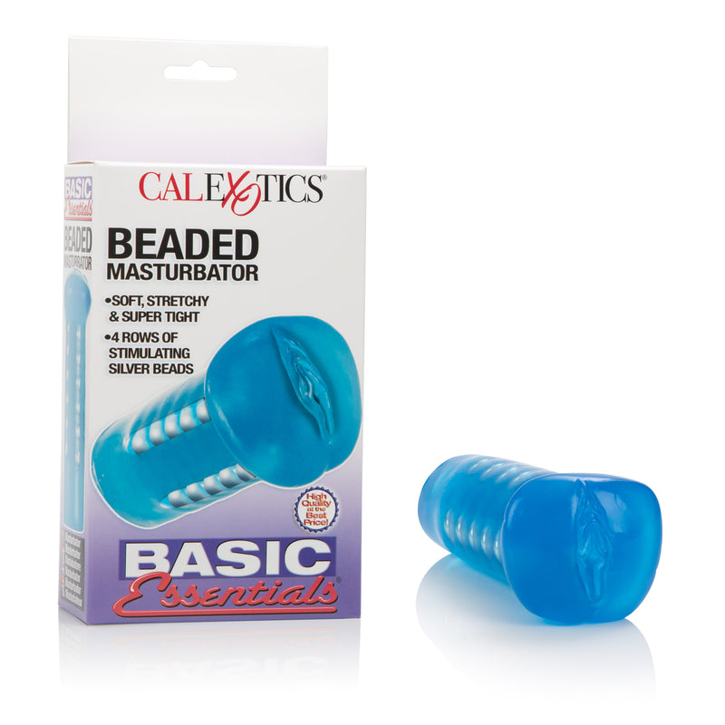 CalExotics Beaded Masturbator - Stroker Masturbator - Pocket Pussy