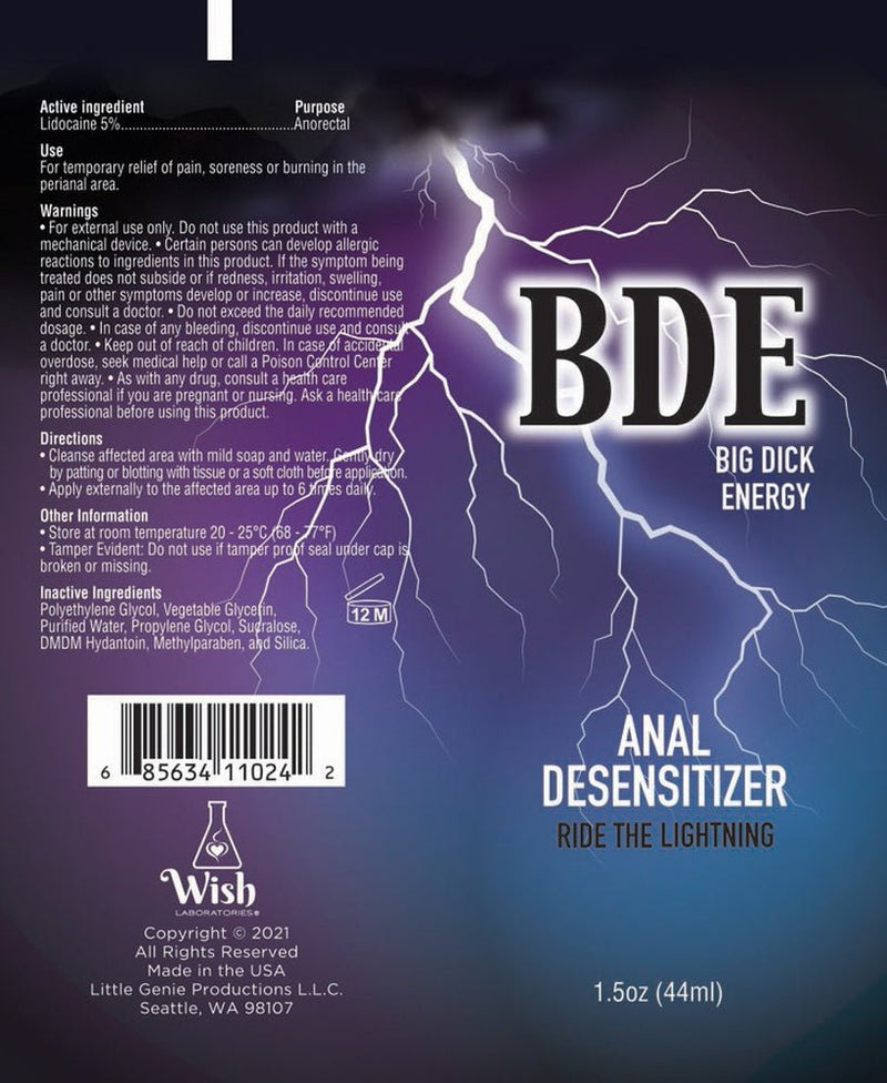 Little Genie Bde Anal Desensitizer 1.5 Oz.